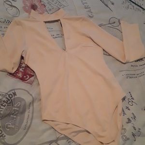 Peach bodysuit